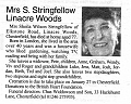 Sheila Stringfellow Obituary